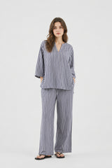 Striped Cotton Co-Ord Set