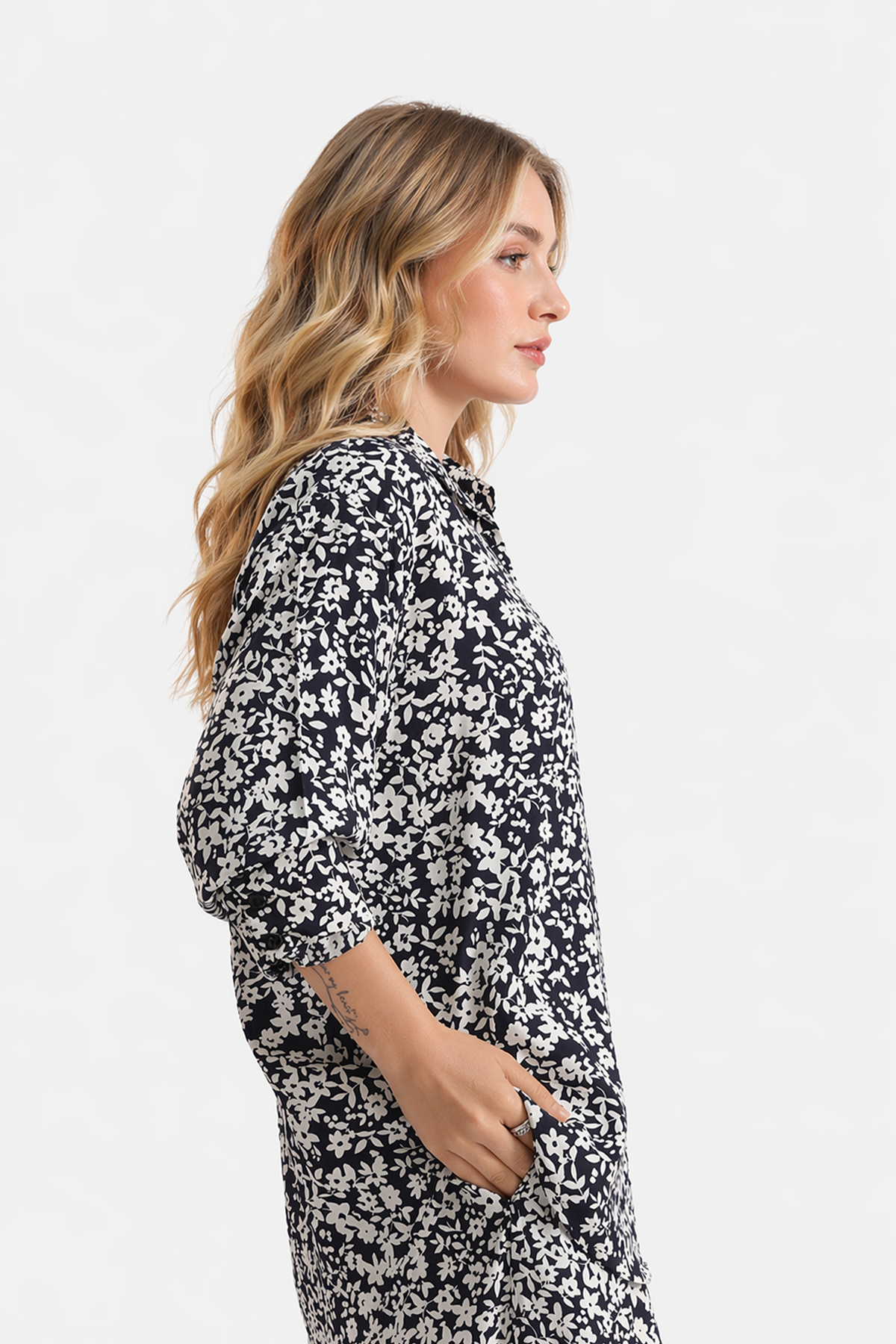Printed Crepe Co-Ord Set