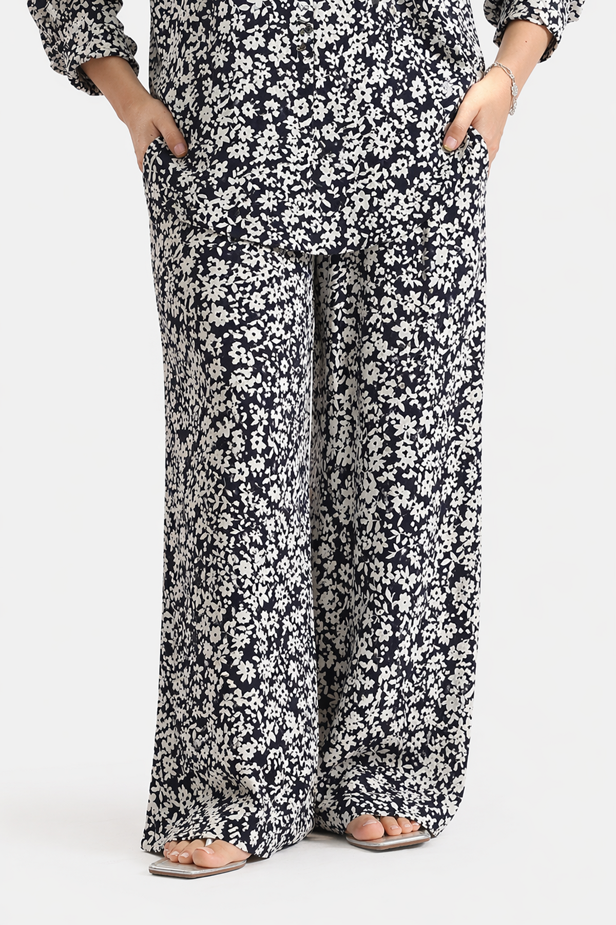 Printed Crepe Co-Ord Set