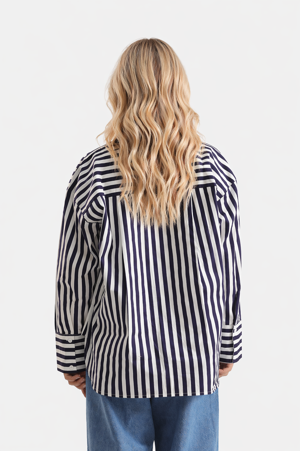 Oversized striped Cotton shirt