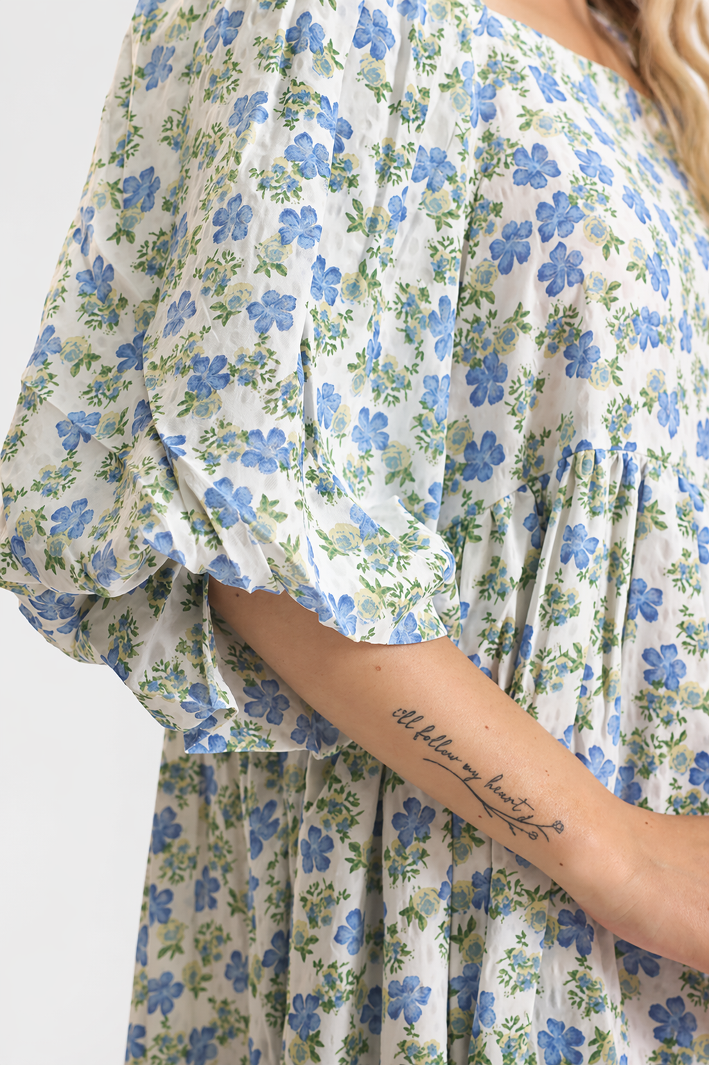 Printed Cotton Maxi Dress