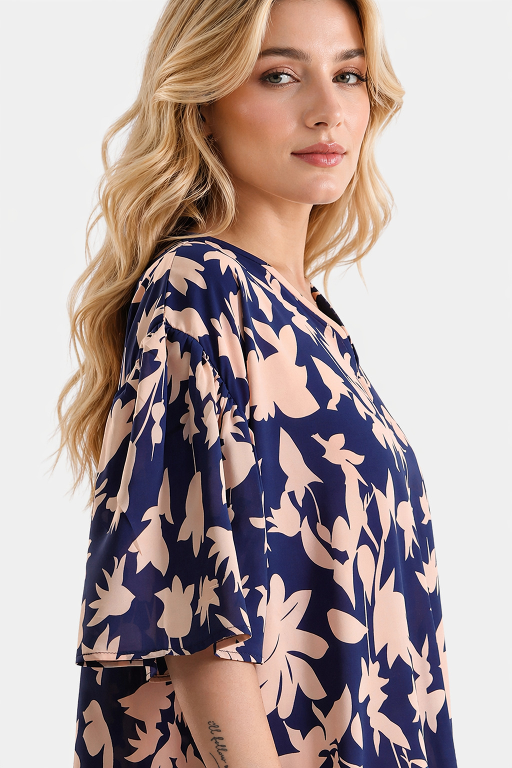 Printed Georgette Maxi Dress