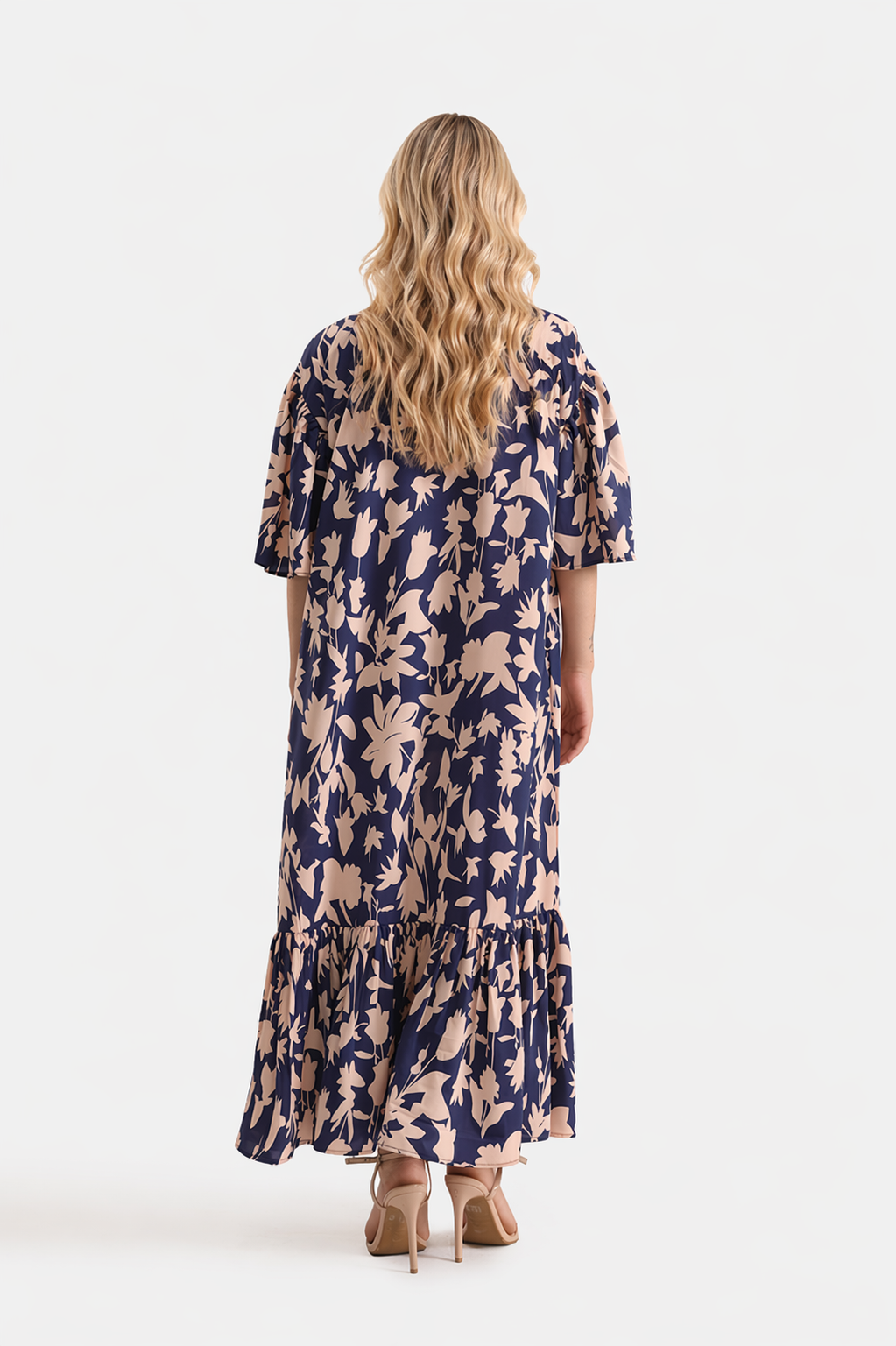 Printed Georgette Maxi Dress
